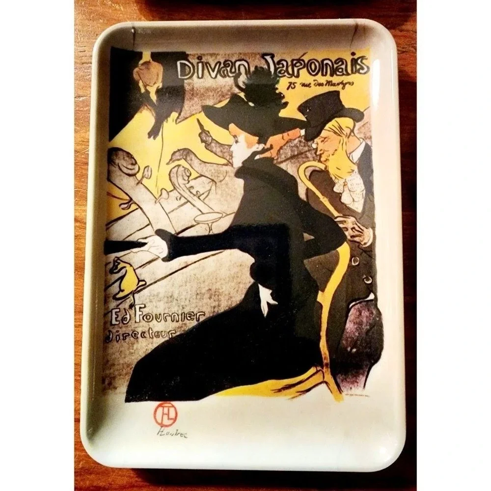 Divan Japonais by Henri de Toulouse Lautrec vanity tray
